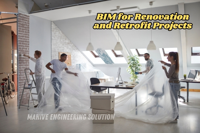 interior design with accurate 3D modeling and scan to BIM services by Mahive Engineering Solution in Washington