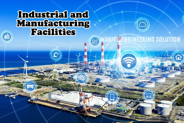 Advanced design and BIM services for industrial and manufacturing facilities, supporting smart infrastructure by Mahive Engineering Solution